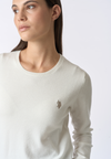 Maglia girocollo con logo