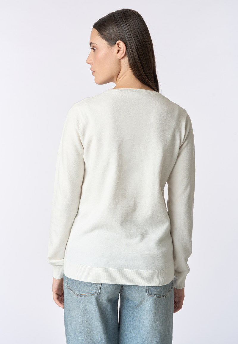 Maglia girocollo con logo