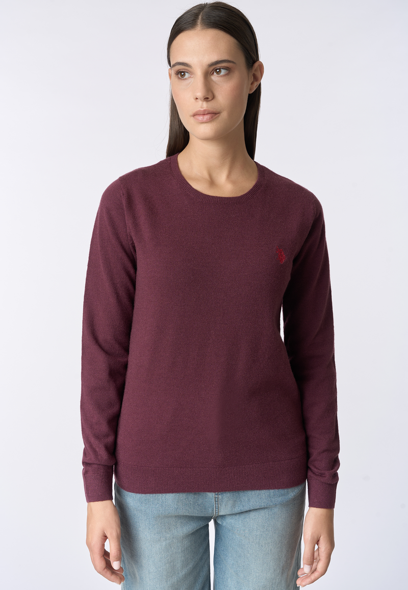 Maglia girocollo con logo