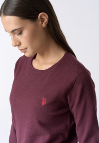 Maglia girocollo con logo