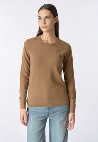 Maglia girocollo con logo