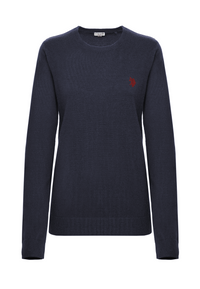 Maglia girocollo con logo