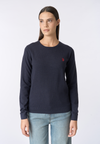 Maglia girocollo con logo