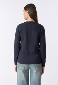 Maglia girocollo con logo