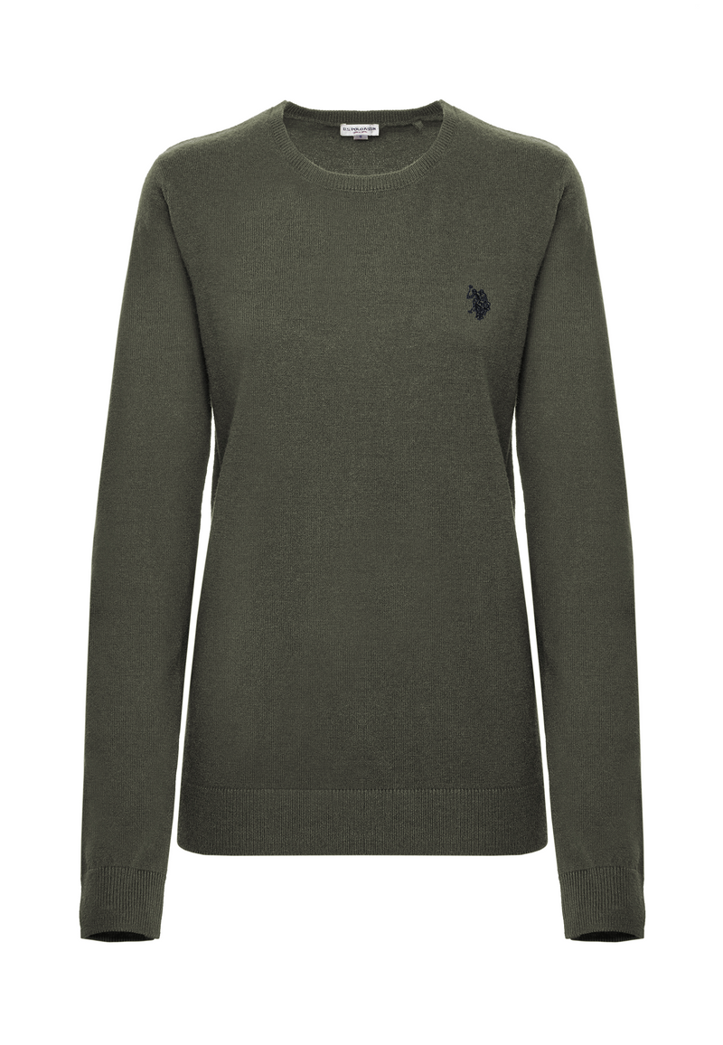 Maglia girocollo con logo