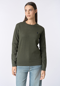 Maglia girocollo con logo