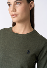 Maglia girocollo con logo