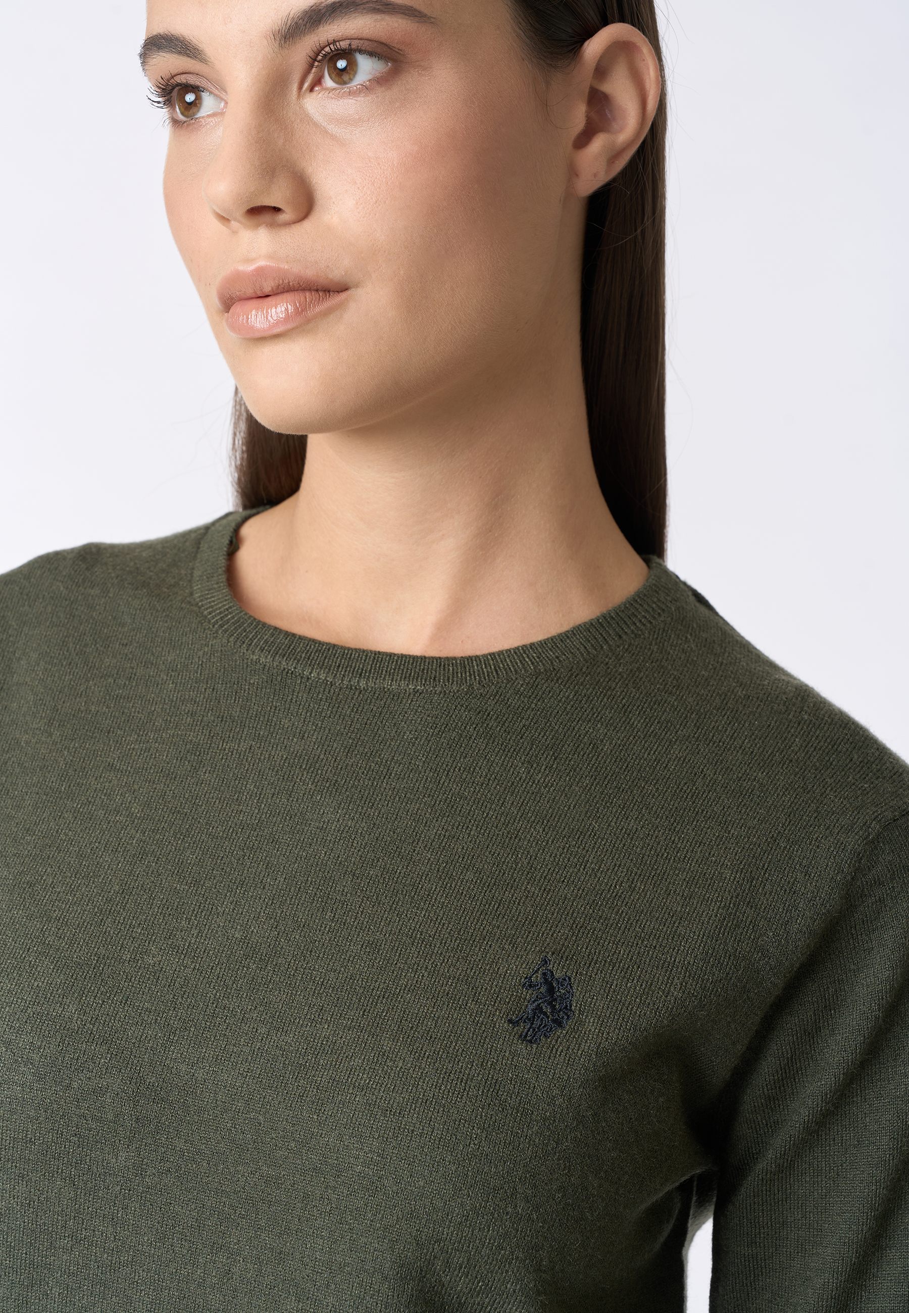 Maglia girocollo con logo