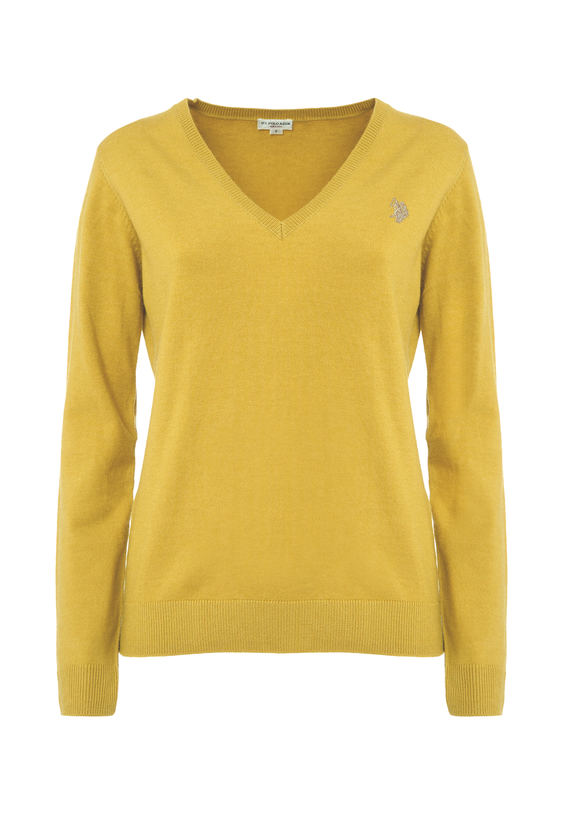 Maglia scollo a V con logo