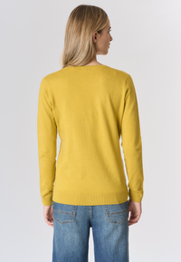 Maglia scollo a V con logo