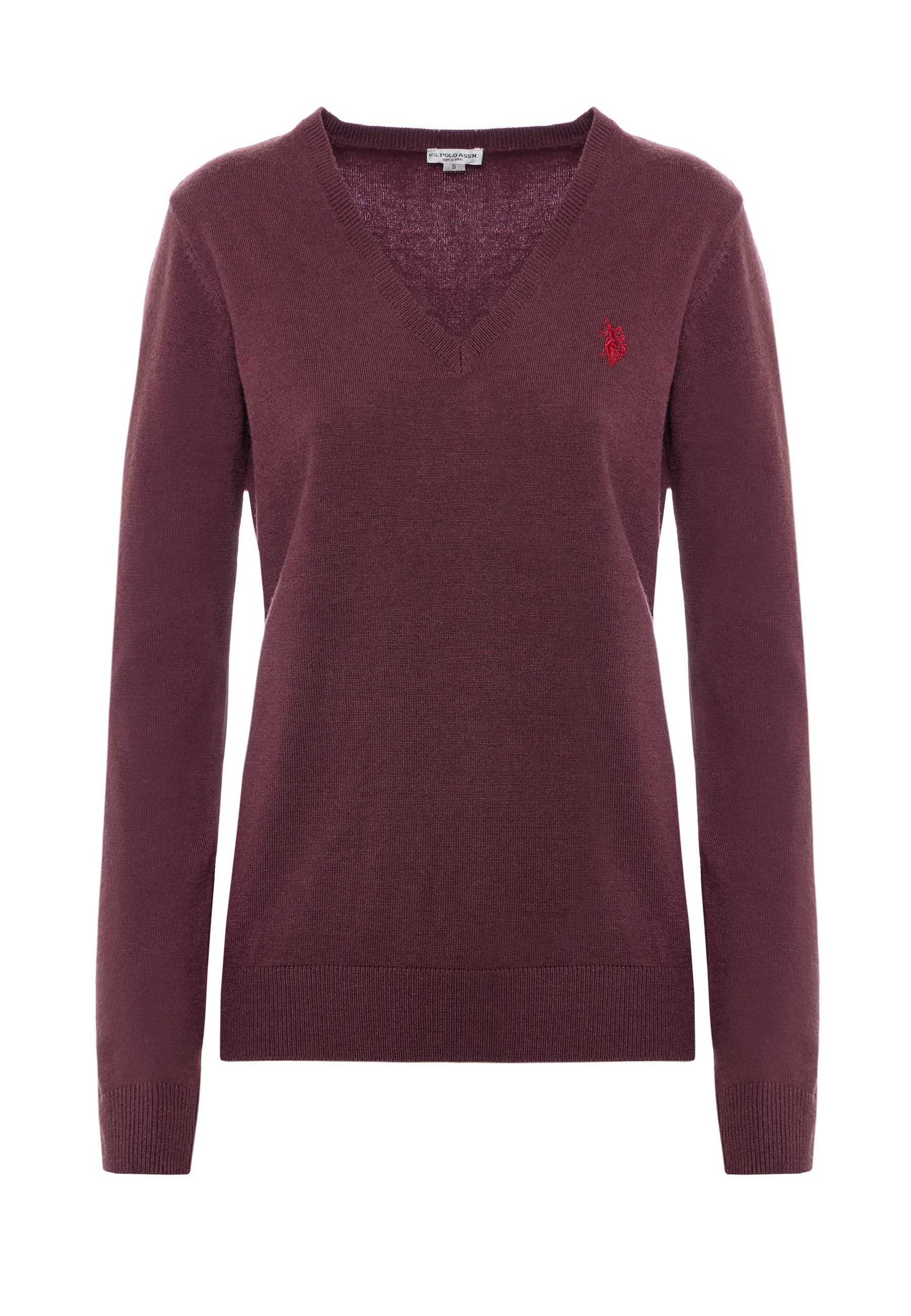 Maglia scollo a V con logo