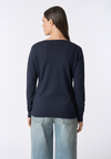 Maglia scollo a V con logo