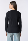 Maglia scollo a V con logo