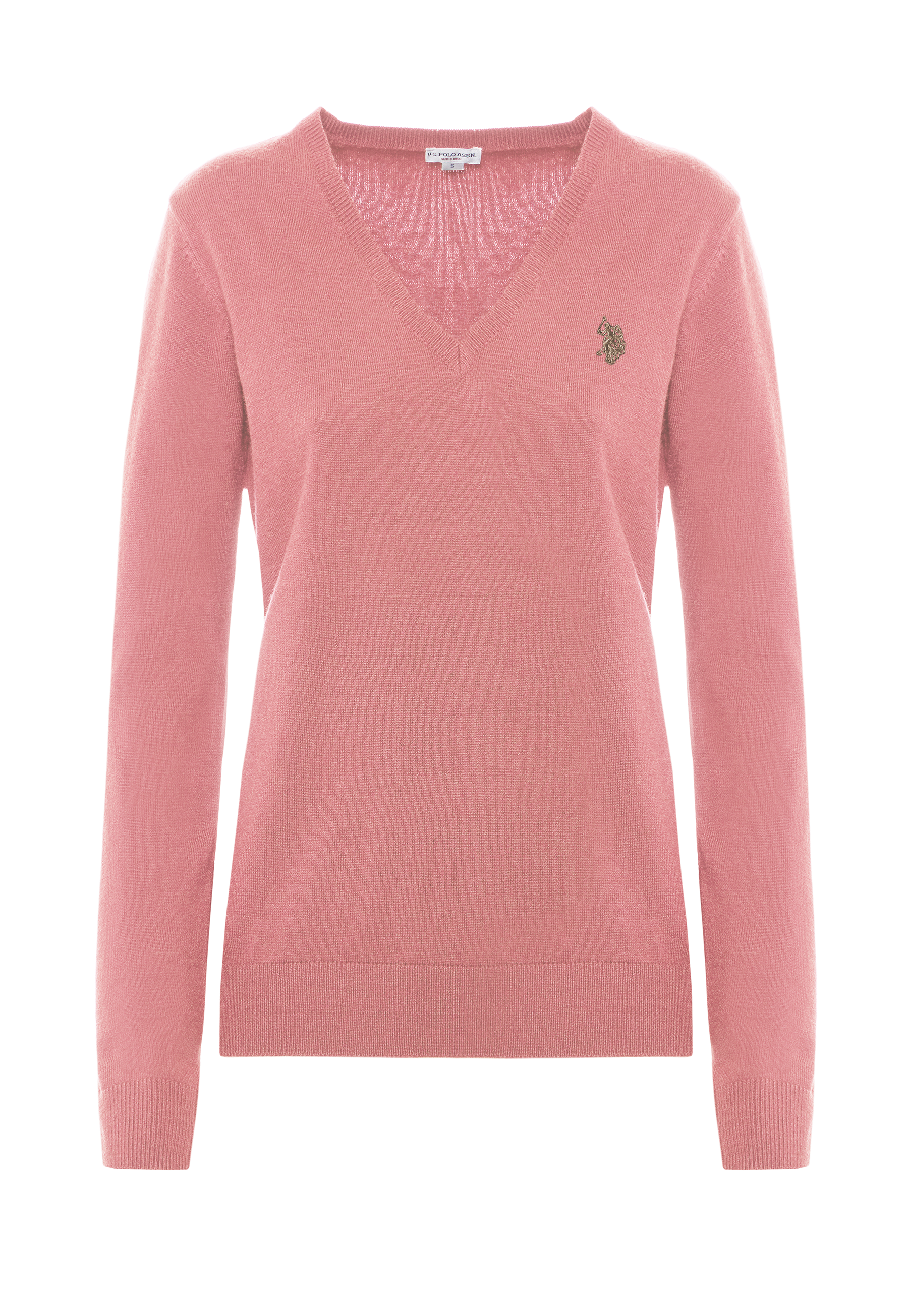 Maglia scollo a V con logo