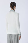 Polo shirt a maniche lunghe micro piquet stretch