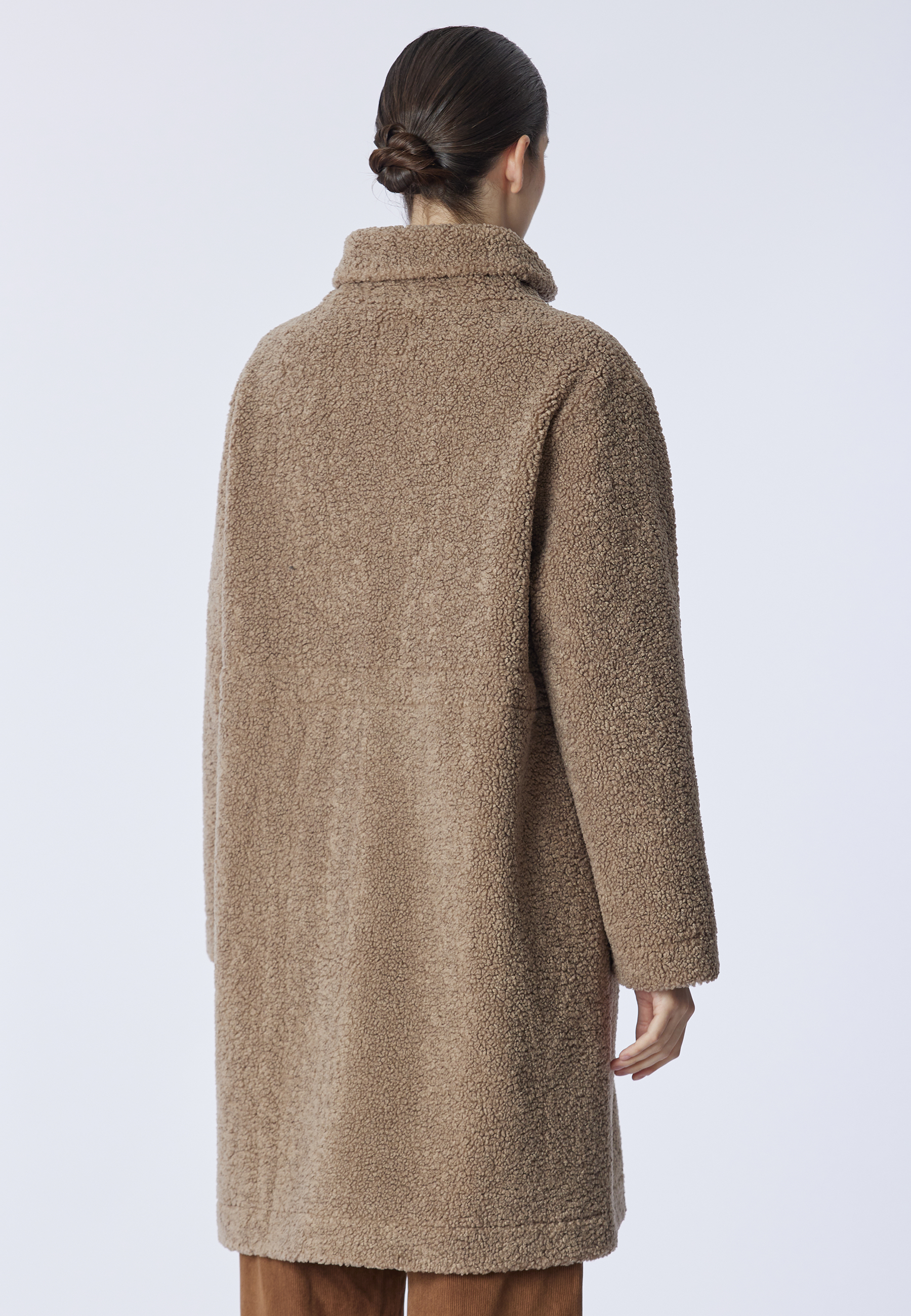 Giacca teddy midi