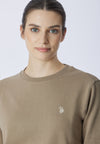 Felpa girocollo con logo