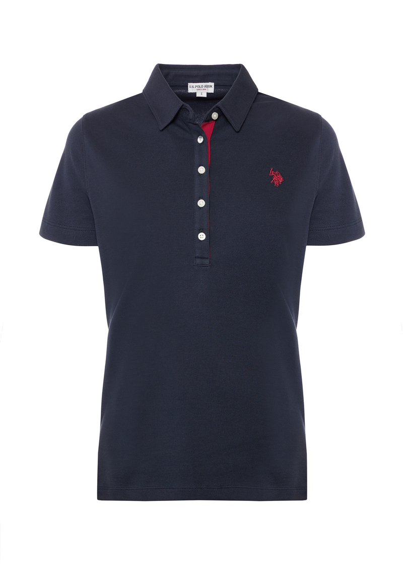 Polo shirt a maniche corte micro piquet stretch