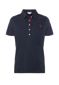 Polo shirt da donna in cotone stretch micropiquet