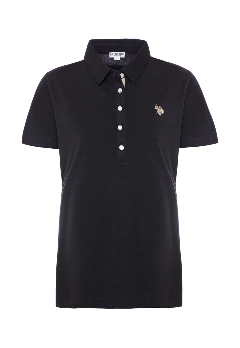 Polo shirt a maniche corte micro piquet stretch