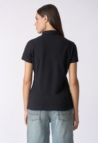 Polo shirt da donna in cotone stretch micropiquet