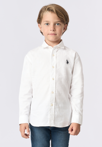Camicia da bambino in cotone oxford