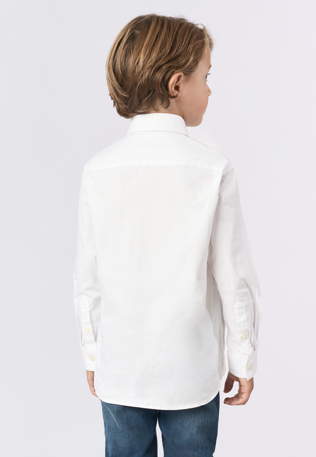 Camicia da bambino in cotone oxford