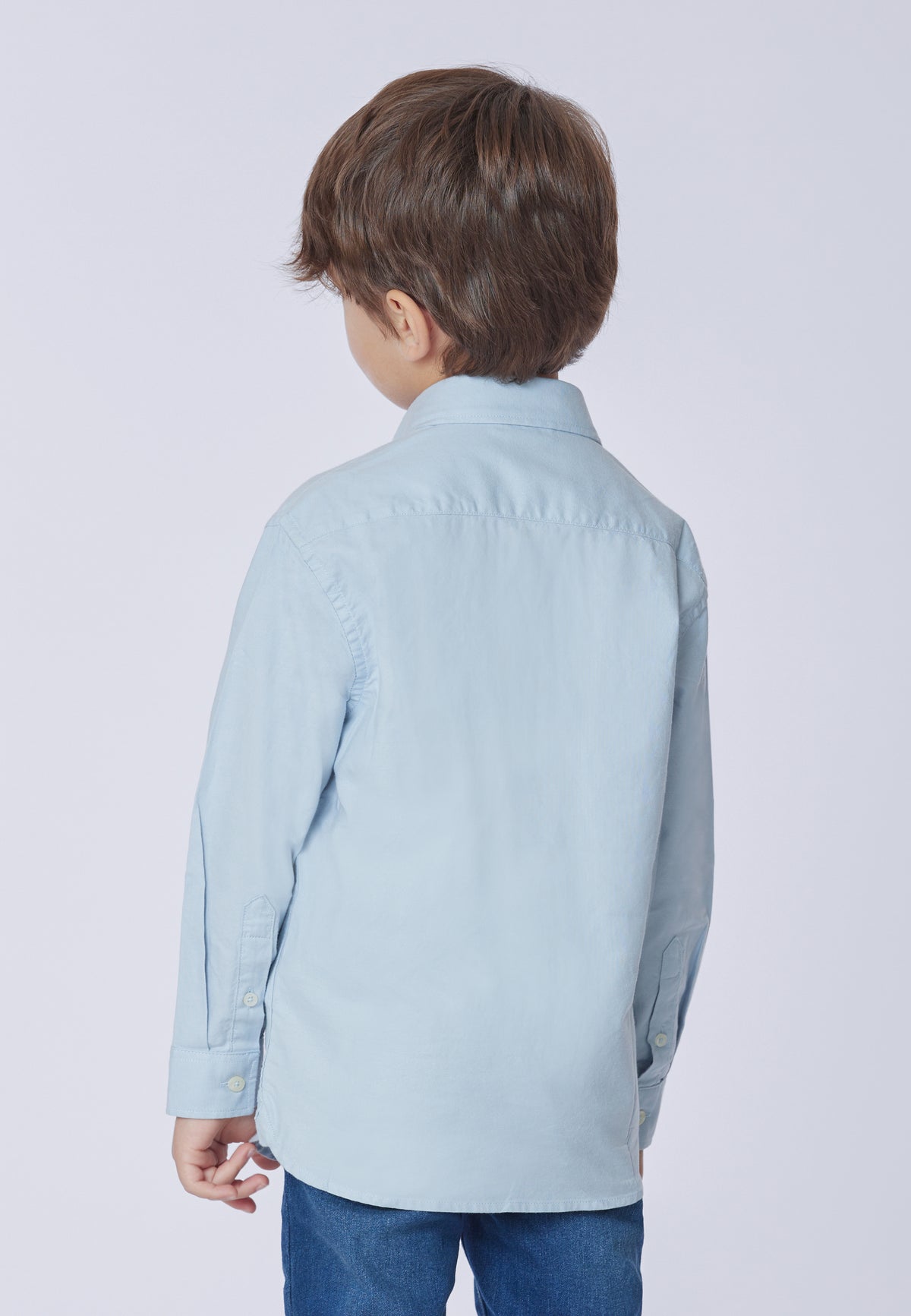 Camicia da bambino in cotone oxford