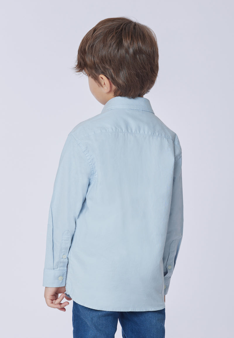 Camicia da bambino in cotone oxford