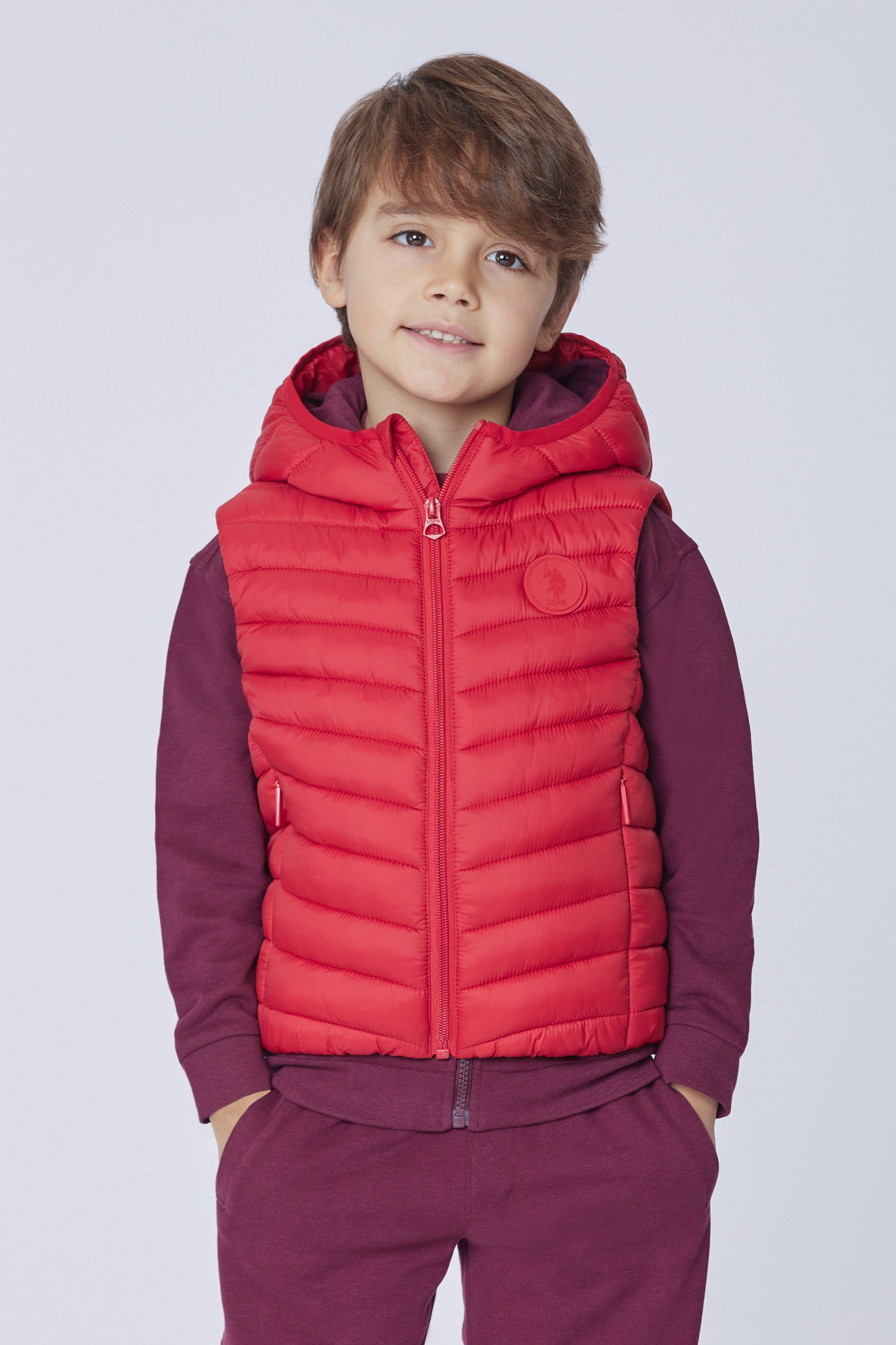 Gilet con cappuccio