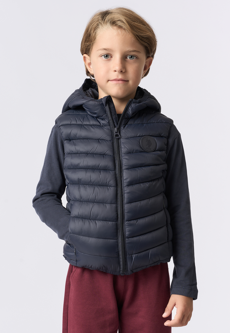 Gilet con cappuccio
