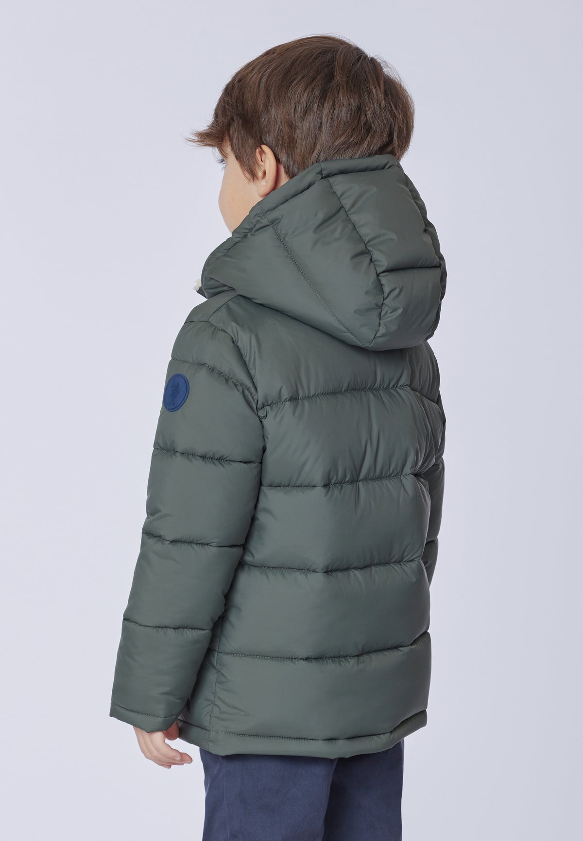 Piumino imbottito con cappuccio