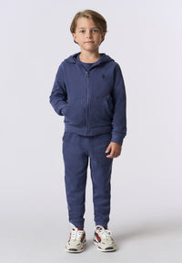 Felpa con cappuccio e chiusura zip