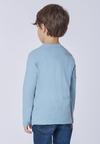 T-shirt a maniche lunghe in cotone heavy jersey con stampa