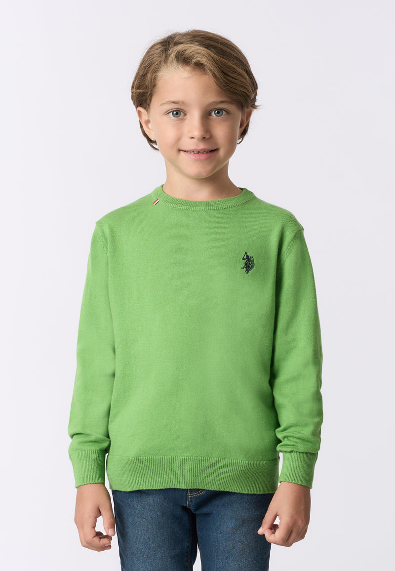 Maglia girocollo con logo