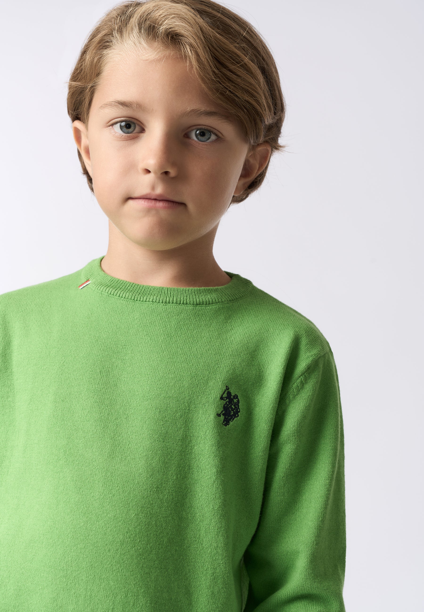 Maglia girocollo con logo