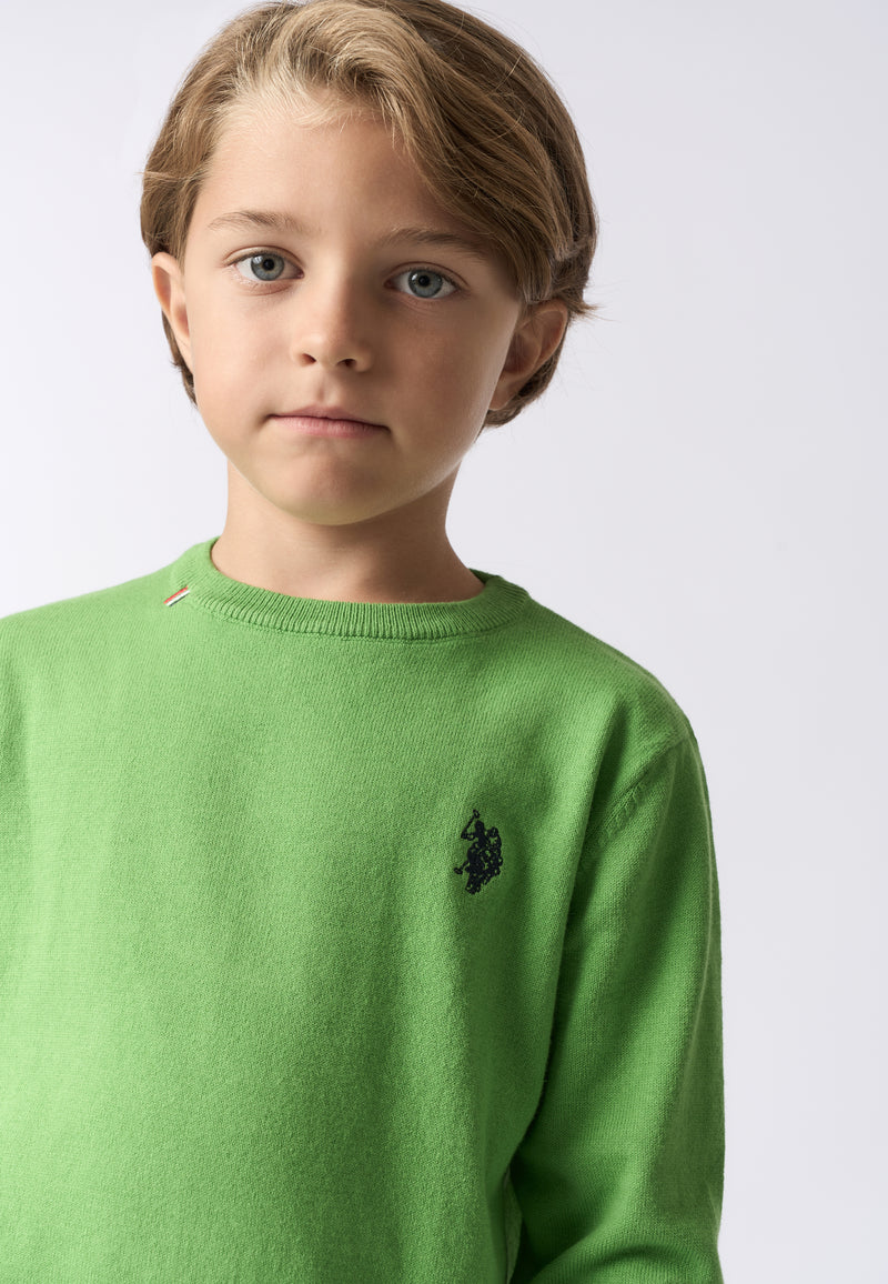 Maglia girocollo con logo