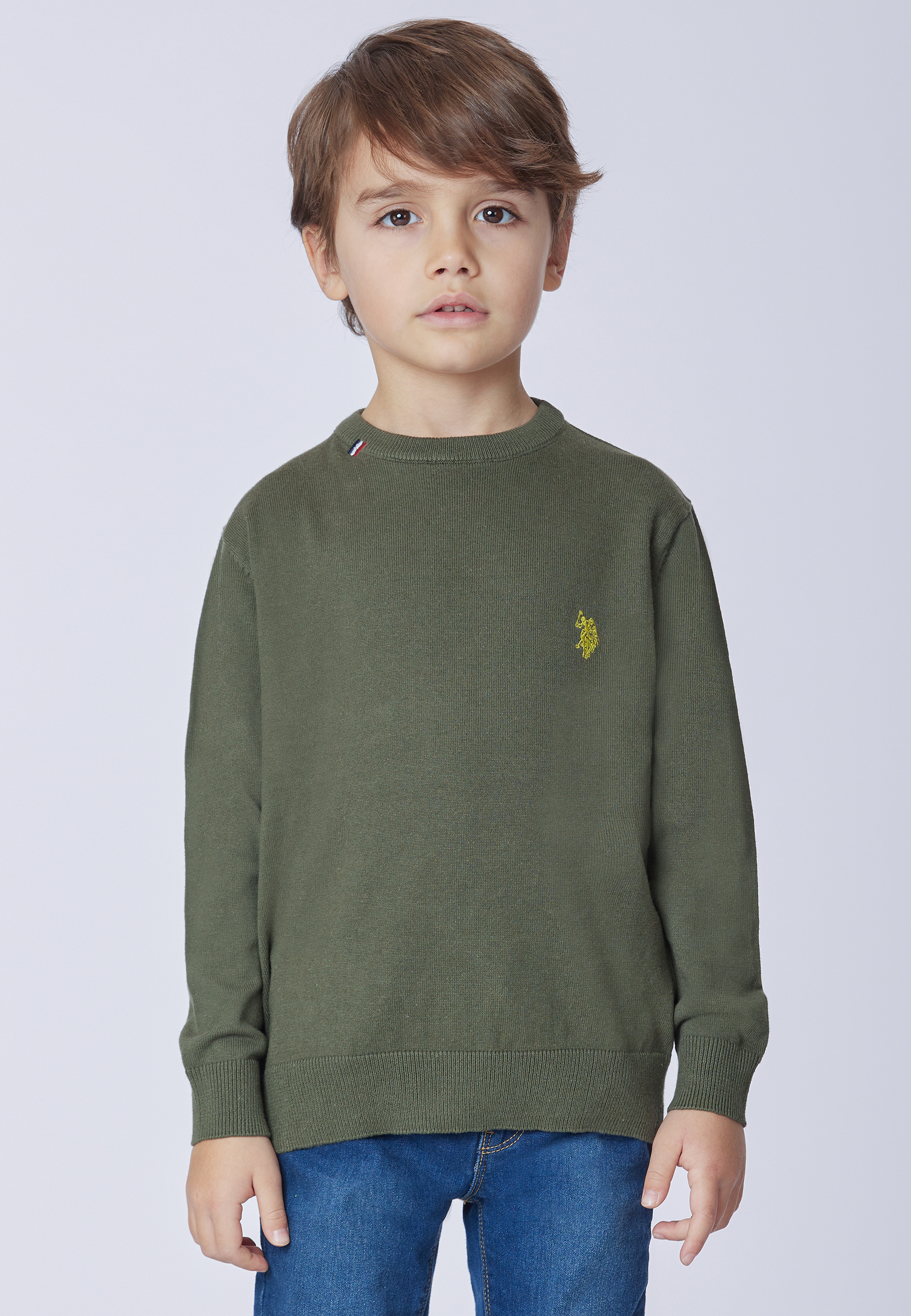 Maglia girocollo con logo