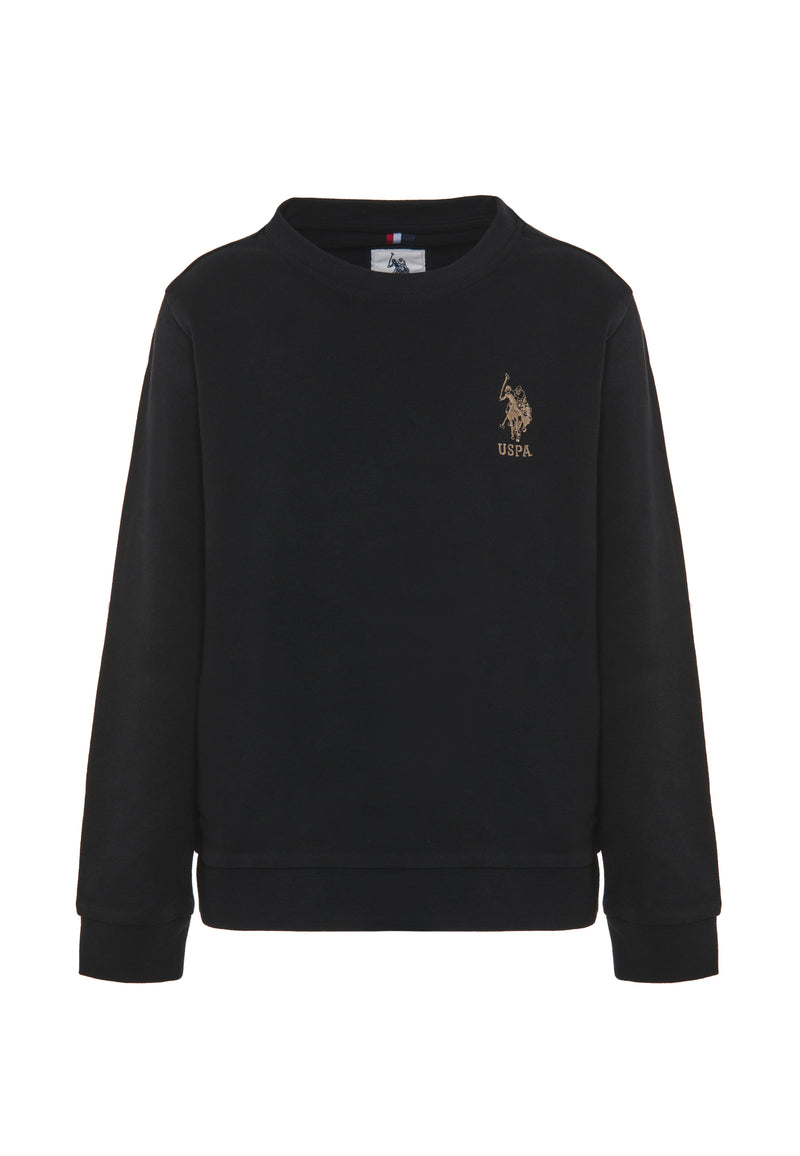 Felpa girocollo con logo