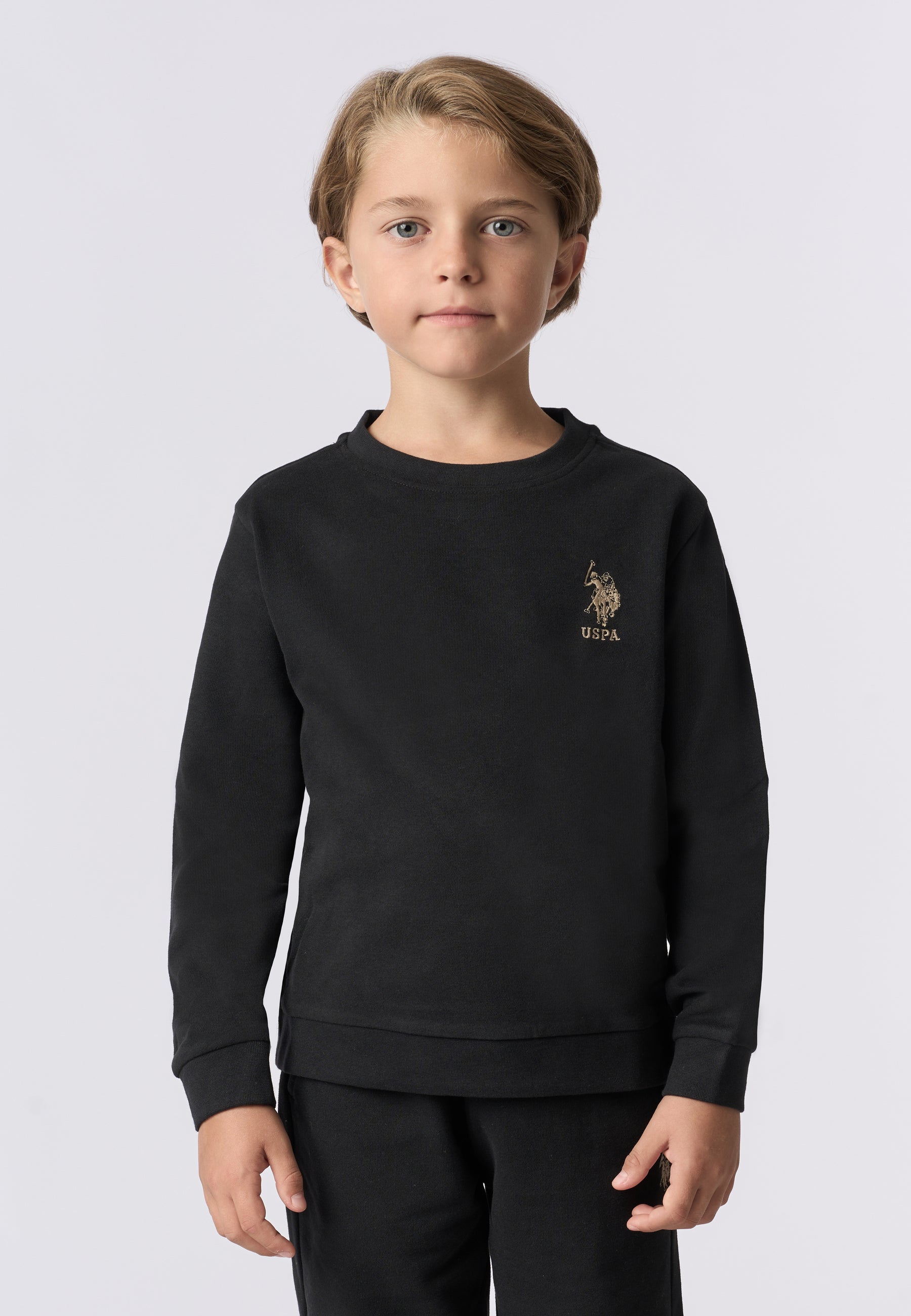 Felpa girocollo con logo