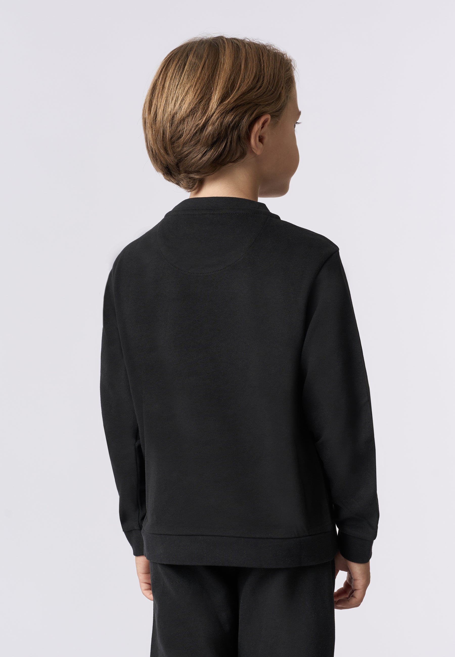 Felpa girocollo con logo