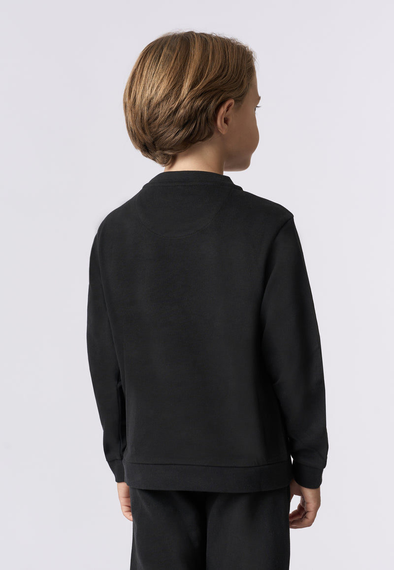 Felpa girocollo con logo