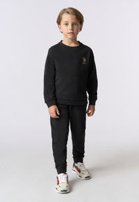 Felpa girocollo con logo