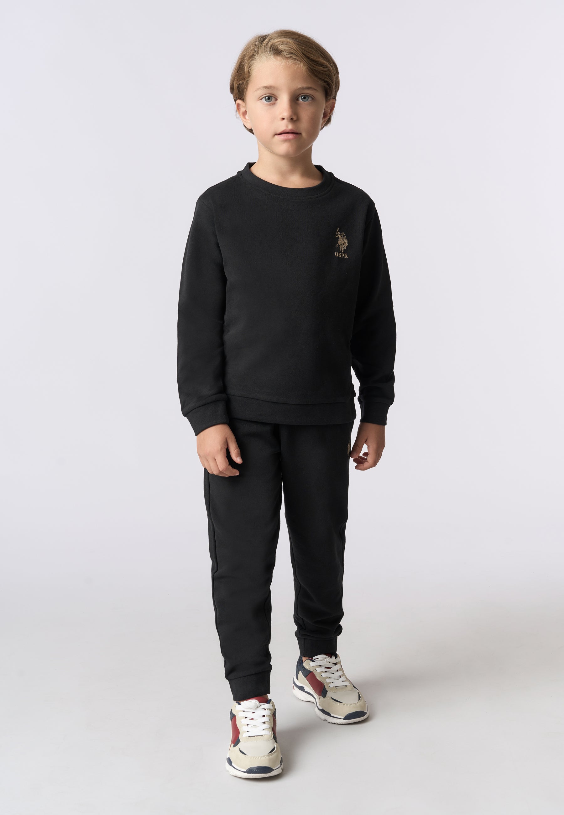 Felpa girocollo con logo