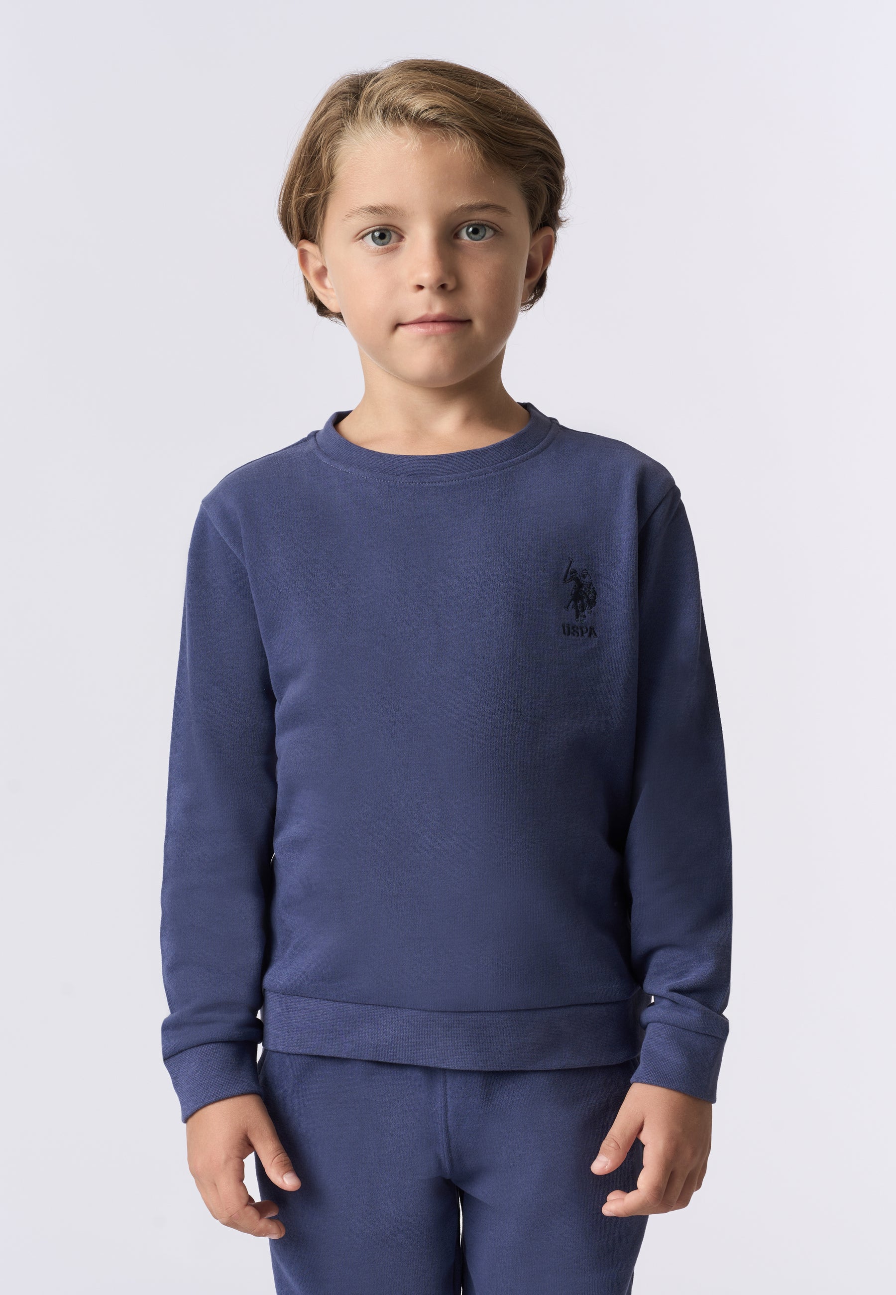 Felpa girocollo con logo