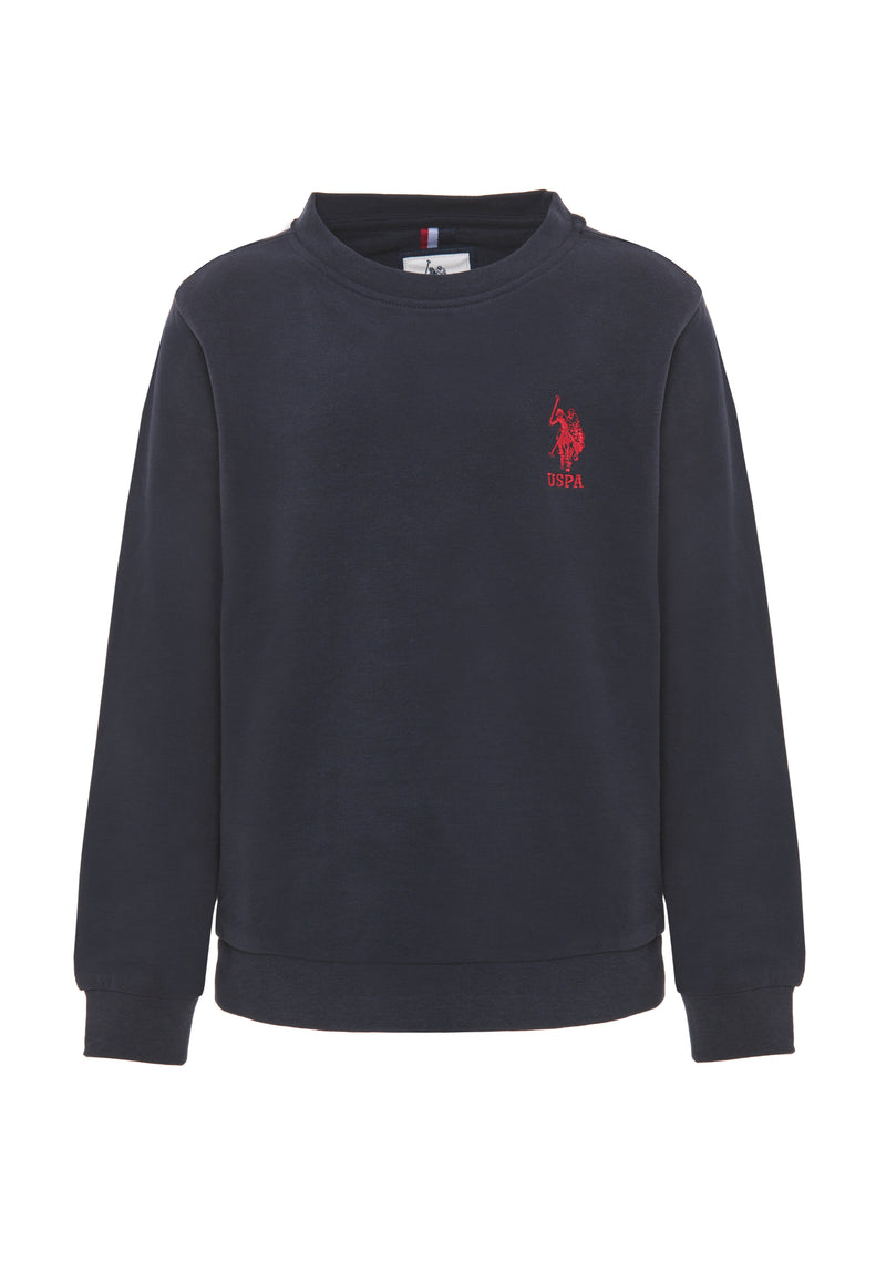 Felpa girocollo con logo