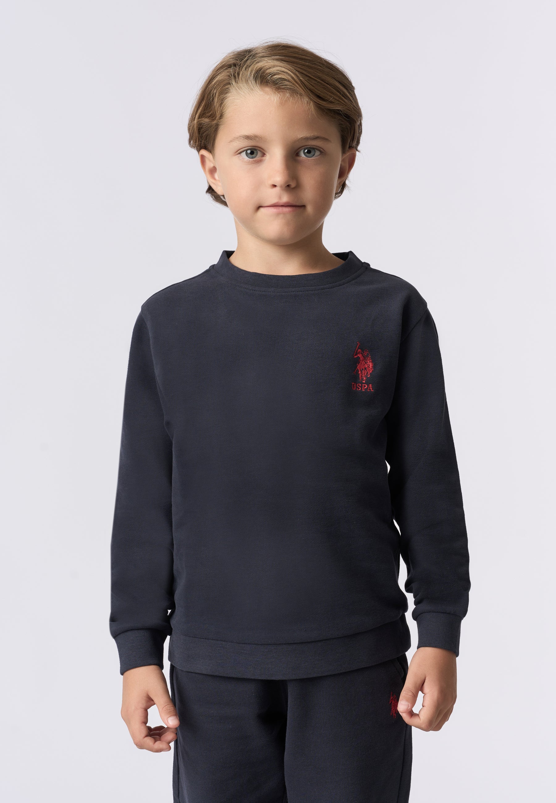 Felpa girocollo con logo