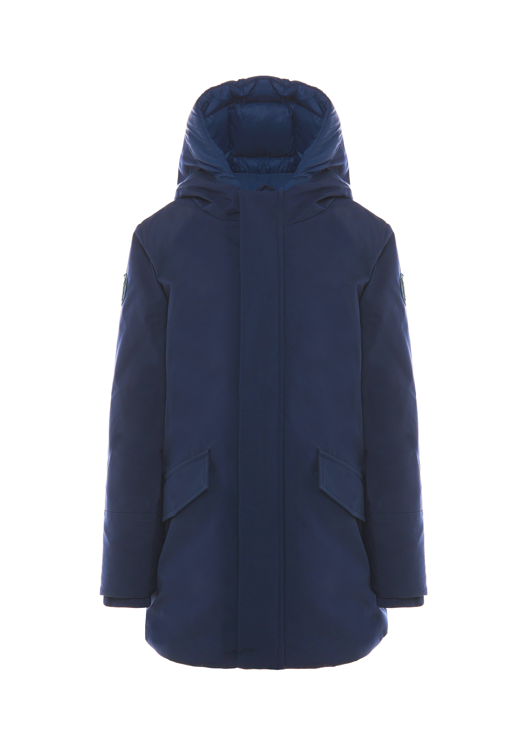 Giacca midi in tessuto poly
