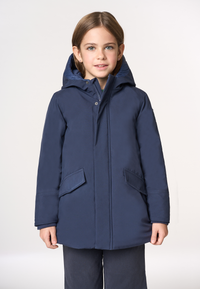 Giacca midi in tessuto poly