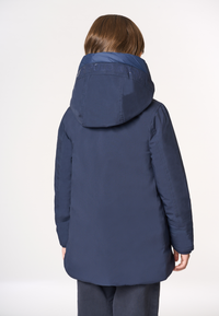 Giacca midi in tessuto poly